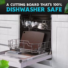 Load image into Gallery viewer, Dishwasher Safe Composite Wood Cutting Board for Kitchen, Large Fiber Wood Chopping Board, Brown
