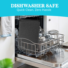 Load image into Gallery viewer, Large Cutting Board for Kitchen, 18 x 12 Inch Plastic Cutting Board with Deep Juice Groove, Non-Slip, Durable Carving Board, Dishwasher Safe, Charcoal Grey
