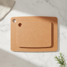 Load image into Gallery viewer, Wood Composite Cutting Board Set for Kitchen, 2 Piece Dishwasher Safe Fiber Wood Chopping Boards
