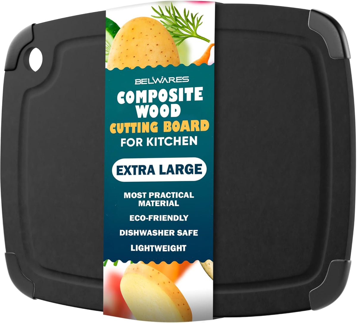 Composite Cutting Board with Juice Groove
