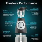 Oil & Vinegar Dispenser Set – Clear Glass