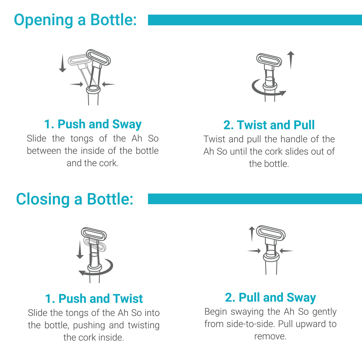 Ah-So Two-Prong Wine Opener