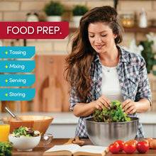 Load image into Gallery viewer, Stainless Steel Mixing Bowls Set of 5 with Grater Attachments

