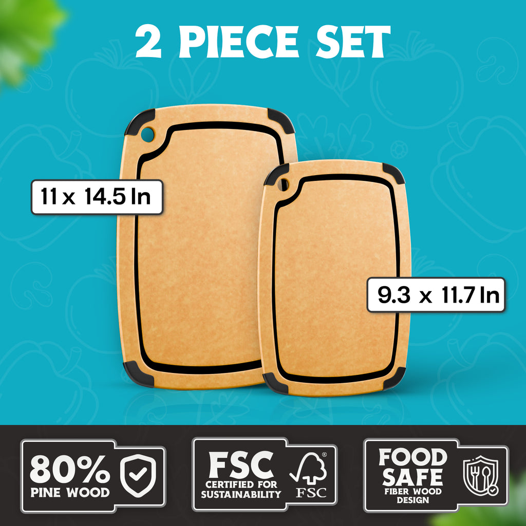 Composite Cutting Board with Juice Groove