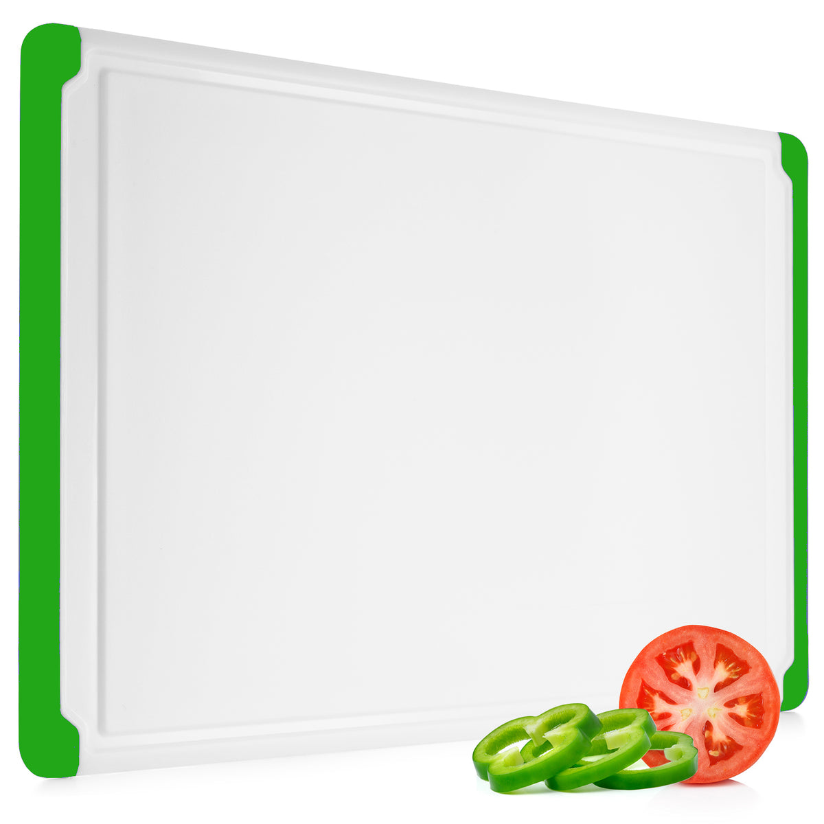Large Plastic Cutting Board – 18 × 12 in