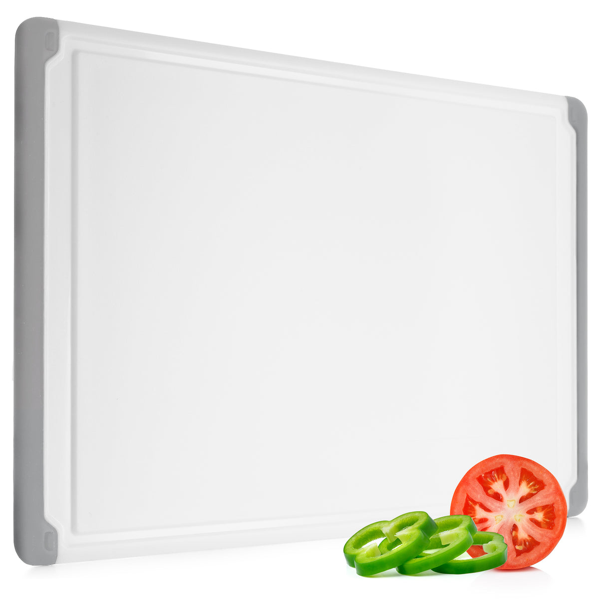 Large Plastic Cutting Board – 18 × 12 in