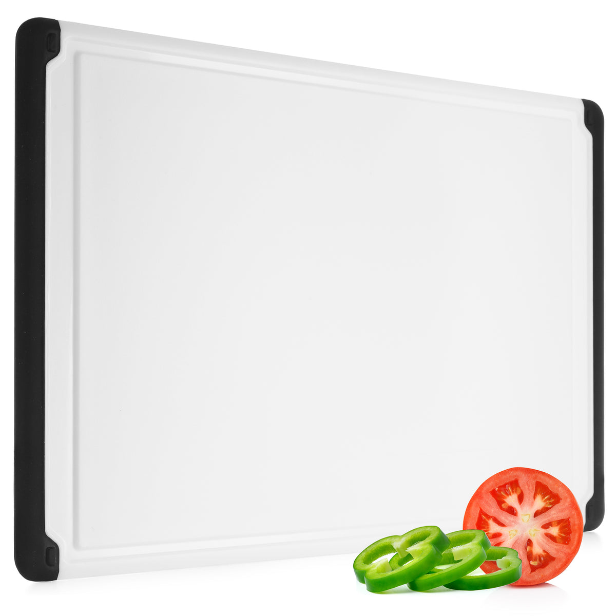 Large Plastic Cutting Board – 18 × 12 in