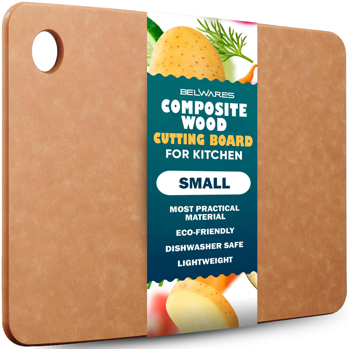 Belwares Small Composite Cutting Board – Natural