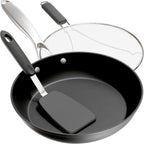 Belwares 10-Inch Nonstick Frying Pan with Splatter Screen