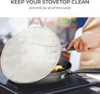 Belwares 10-Inch Nonstick Frying Pan with Splatter Screen – product detail