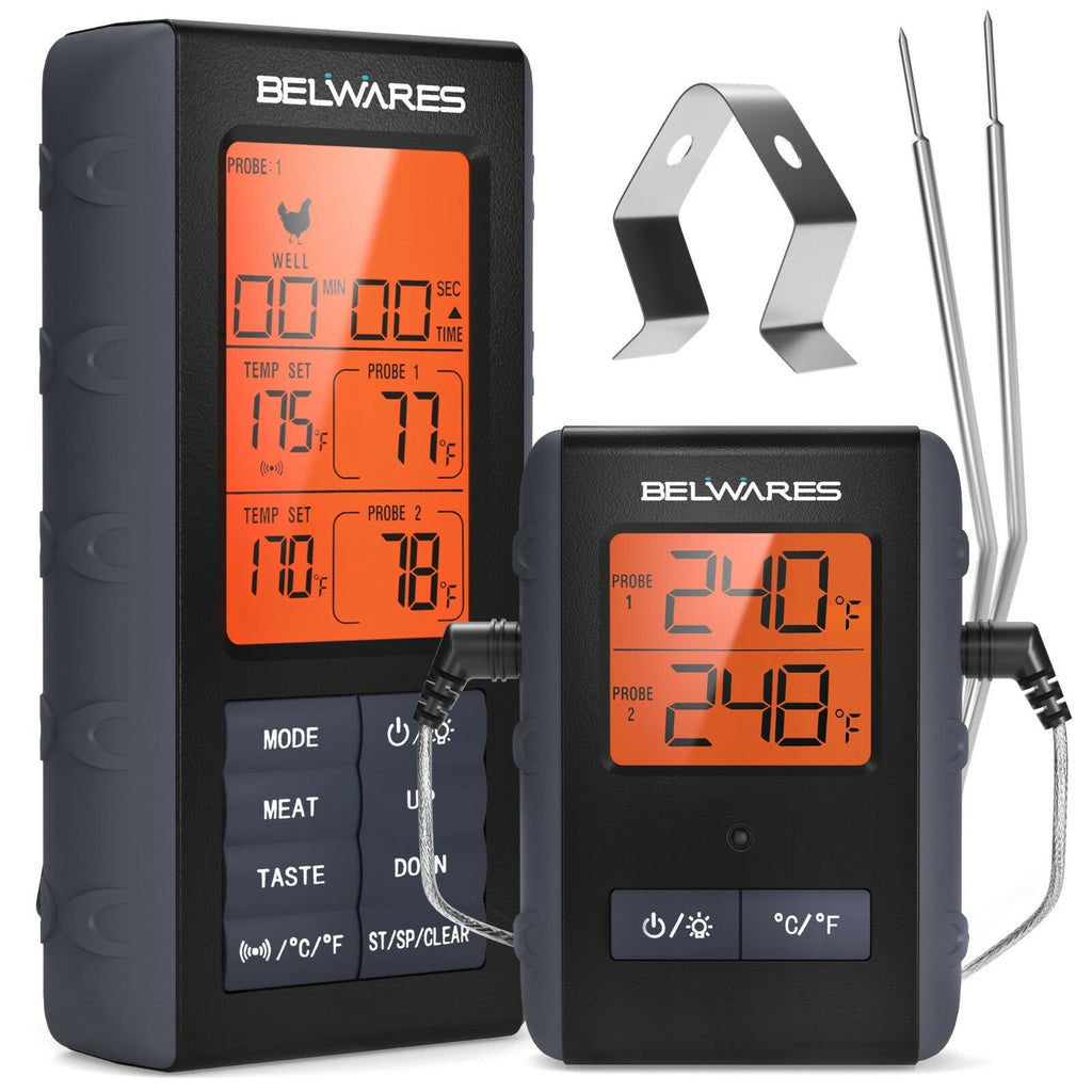 Belwares Dual-Probe Wireless Meat Thermometer