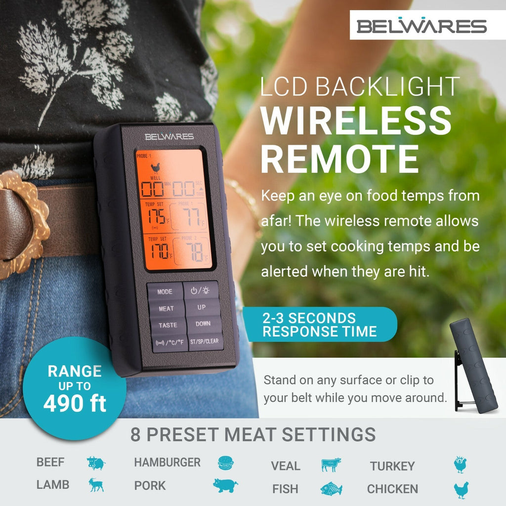 Belwares Dual-Probe Wireless Meat Thermometer – product detail