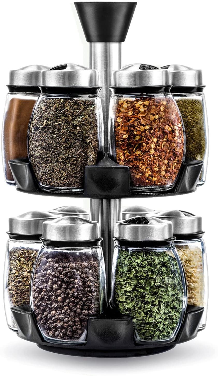 Belwares 12-Jar Revolving Spice Rack