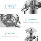 34 oz Stainless Steel French Press