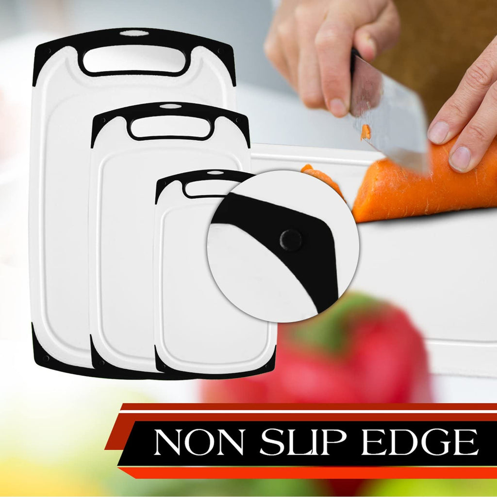 3-Piece Plastic Cutting Board Set