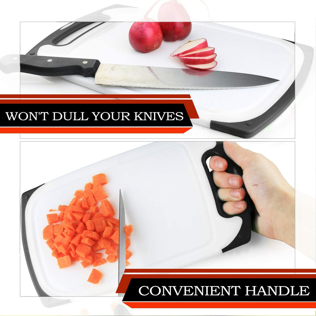 3-Piece Plastic Cutting Board Set