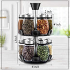 12-Jar Revolving Spice Rack