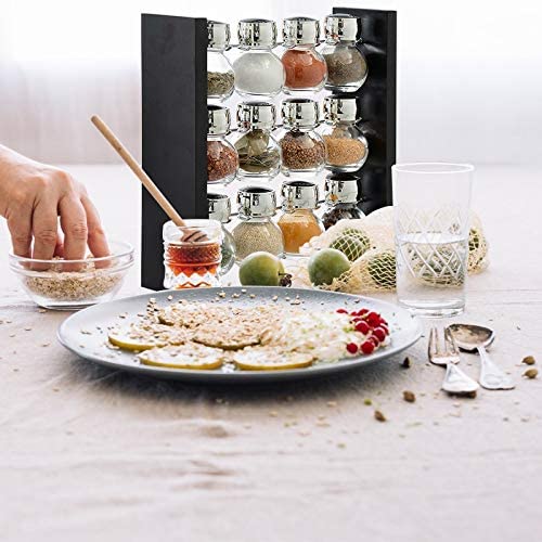 12-Jar Countertop Spice Rack