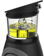 Load image into Gallery viewer, Oil and Vinegar Dispenser Set – 2 Glass Bottles with Drip-Free Spouts, Measuring Pump &amp; Pour Control – 500ml and 250ml Non-Leaking Olive Oil Dispenser for Kitchen
