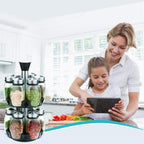 12-Jar Revolving Spice Rack