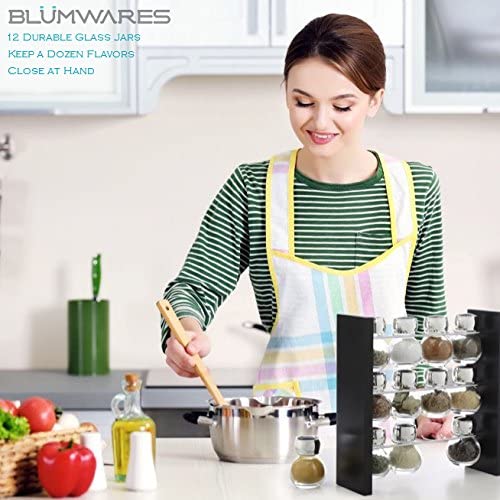 12-Jar Countertop Spice Rack