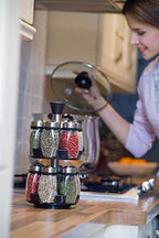 12-Jar Revolving Spice Rack