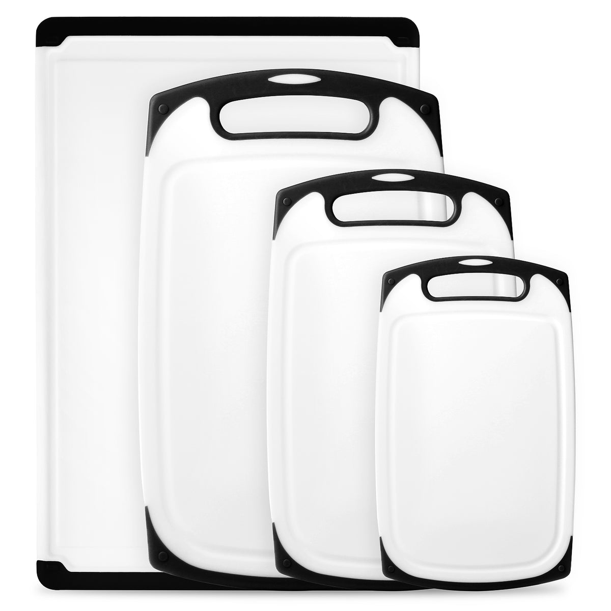 4-Piece Plastic Cutting Board Set