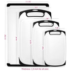 4-Piece Plastic Cutting Board Set