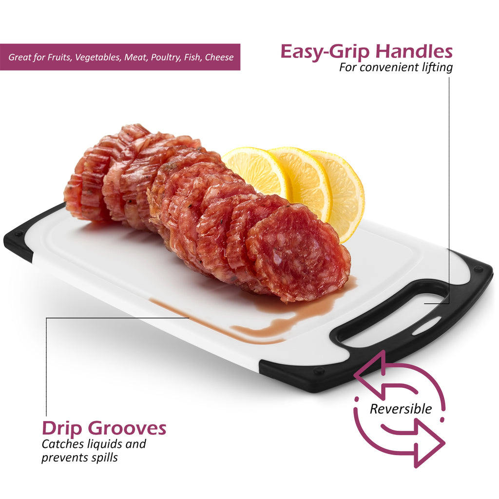4-Piece Plastic Cutting Board Set