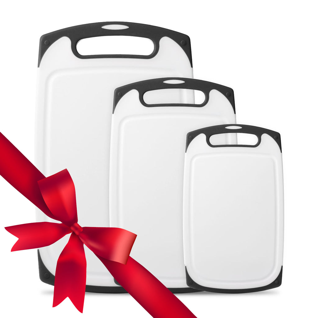 3-Piece Plastic Cutting Board Set