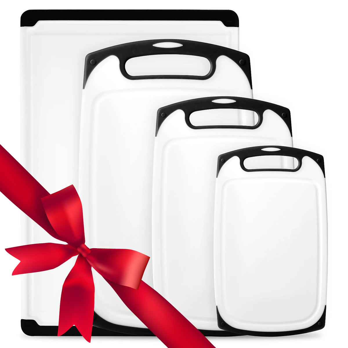 4-Piece Plastic Cutting Board Set