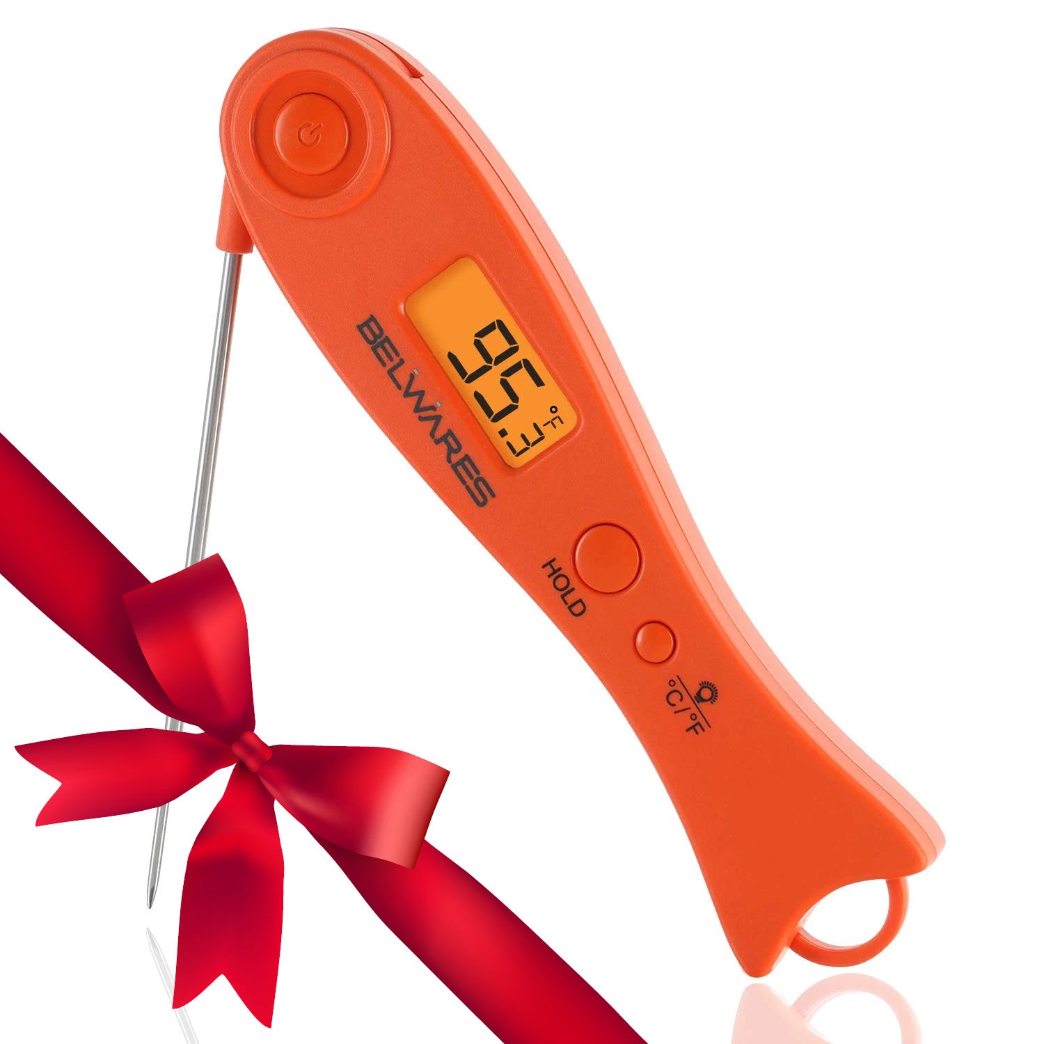 Royal Gourmet Instant Read Meat Food Thermometer, Waterproof Digital Kitchen  Cooking Food Foldable Probe, Red, TW2002 at Tractor Supply Co.
